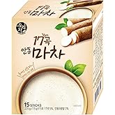 SONGWON 17-Grain Yam Tea with Korean Andong Yam – Roasted Grain Powder Blend, Smooth and Nutty Flavor_15 Sticks (15g each / 8 oz)