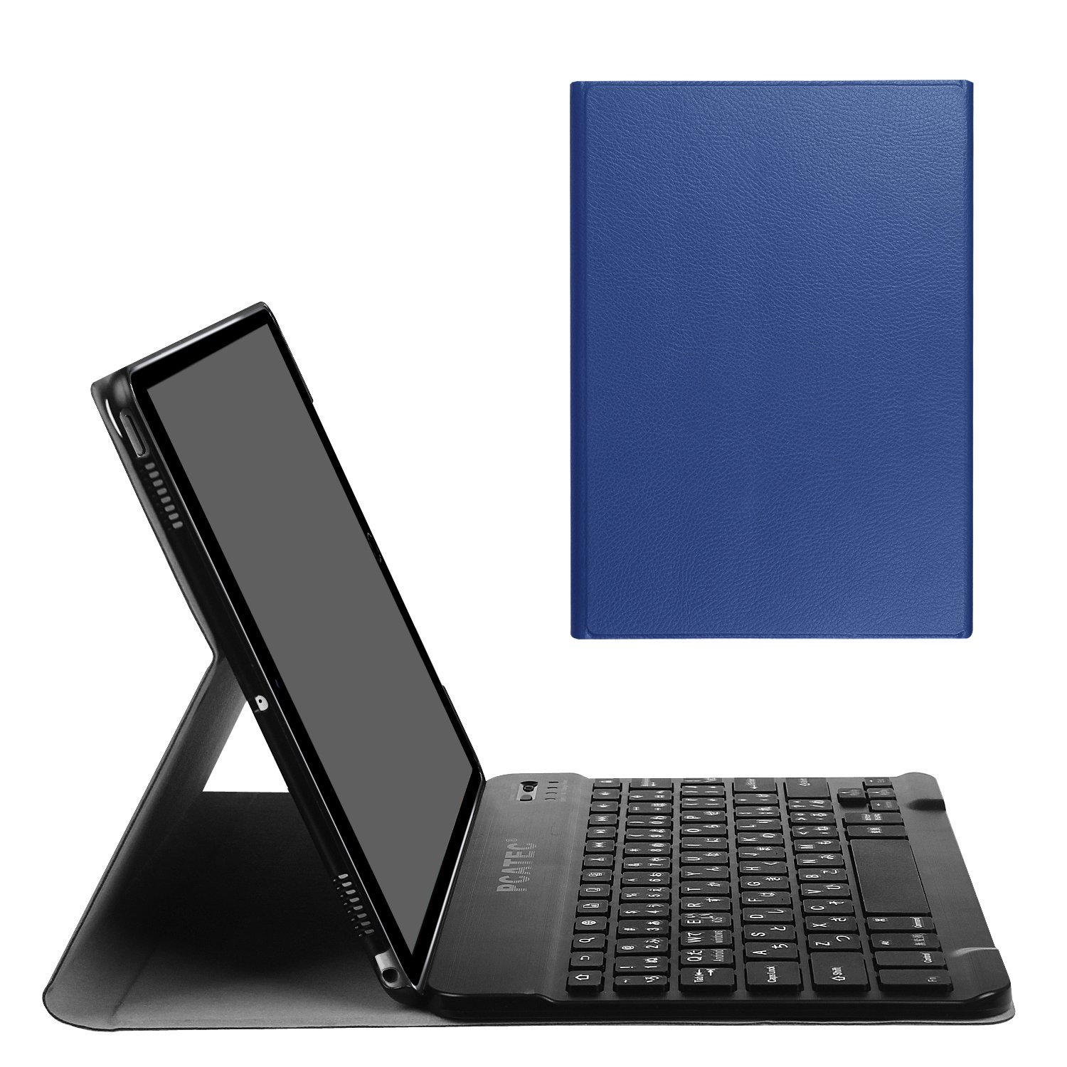 iPad Pro10.5 Keyboard Case, Ultra-Slim Removable Wireless Bluetooth Keyboard Keyboard PU Folding Leather Folio Keyboard Cover For Apple iPad Pro10.5 / A1701, A1709 (For iPad Pro10.5, Nevy Blue)