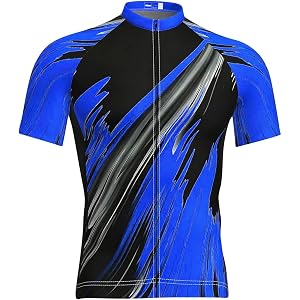 Men's Cycling Jersey Short Sleeve Bike Shirt Lightweight Breathable MTB Road Bicycle Jersey Quick Dry Shirts