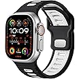 Odbeai Sport Band Compatible with Apple Watch Ultra 2/Ultra Band,Compatible with Apple Watch Bands for Men 49mm 46mm 45mm 44mm 42mm,Waterproof Silicone Strap for iWatch Bands All Series SE 10 9 8-1