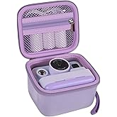 ANKHOH Case for Dylanto/for DUDUDRAGON/for Yehtta/for Gofunly/for LETSHAH Kids Camera Instant Print, 1080P Kid Camera Storage Organizer Gifts Bag for Printing Paper and Toy Accessories,Purple-Only Box