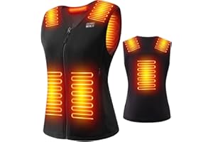 JS LifeStyle Heated Vest Jacket for Women, Fleece Heated Vest Jacket with Light-off Design, Battery Not Included