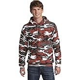 Classic Camo Print Core Fleece Pullover Hooded Sweatshirt