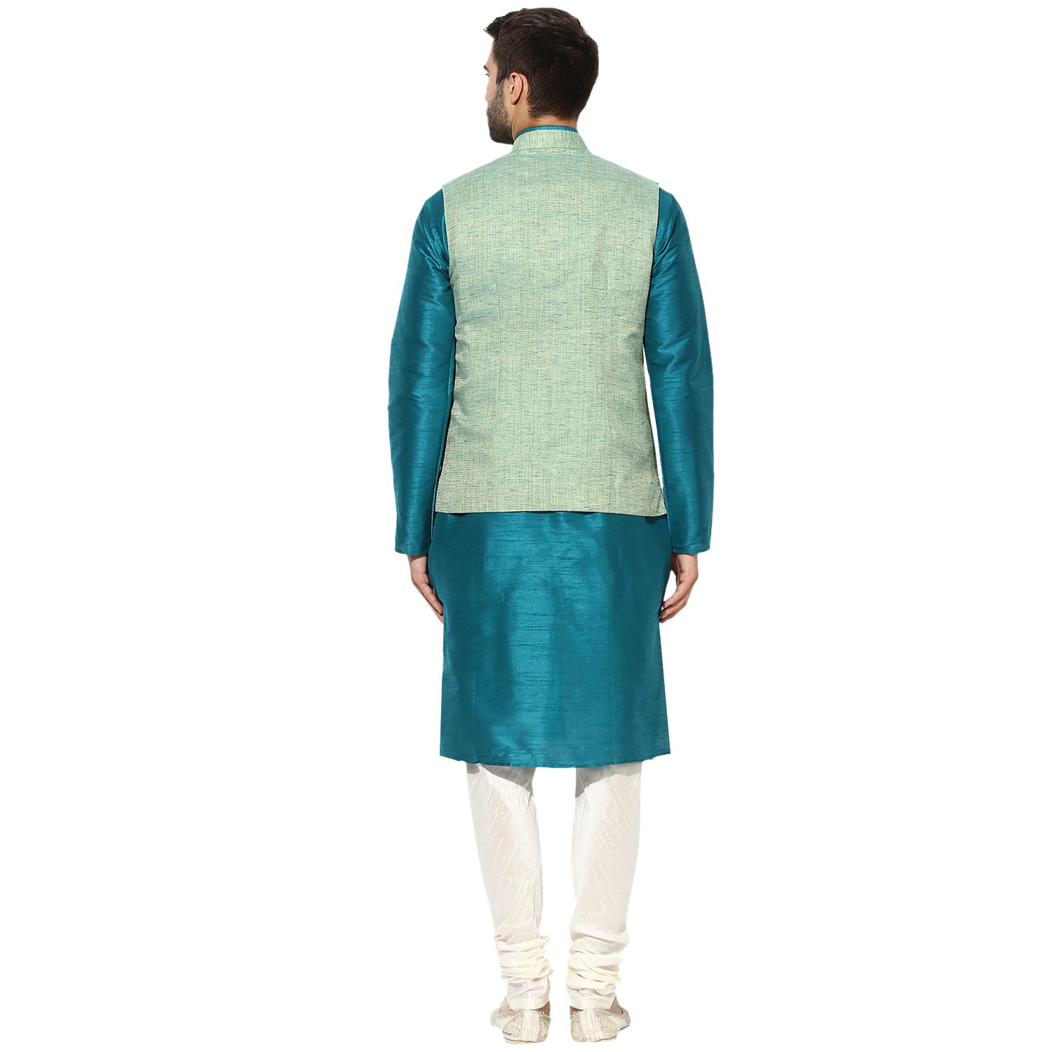 kisah benarasi cotton silkwovenwaistcoat for men's