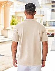 COOFANDY Men's Casual Button Down Shirts Short