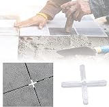 IRYNA 300Pcs 2mm Tile Spacers Plastic Cross Slab Gasket White view 4
