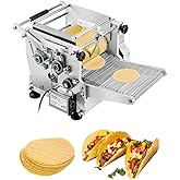 VEVOR Electric Tortilla Maker, 5.5 Inch Diameter Automatic Corn Tortilla Making Machine with Non-Stick Coating, Electric Chapatti Machine Suitable for Produce Sopes Gorditas Roti Pita Tortilla Pizza