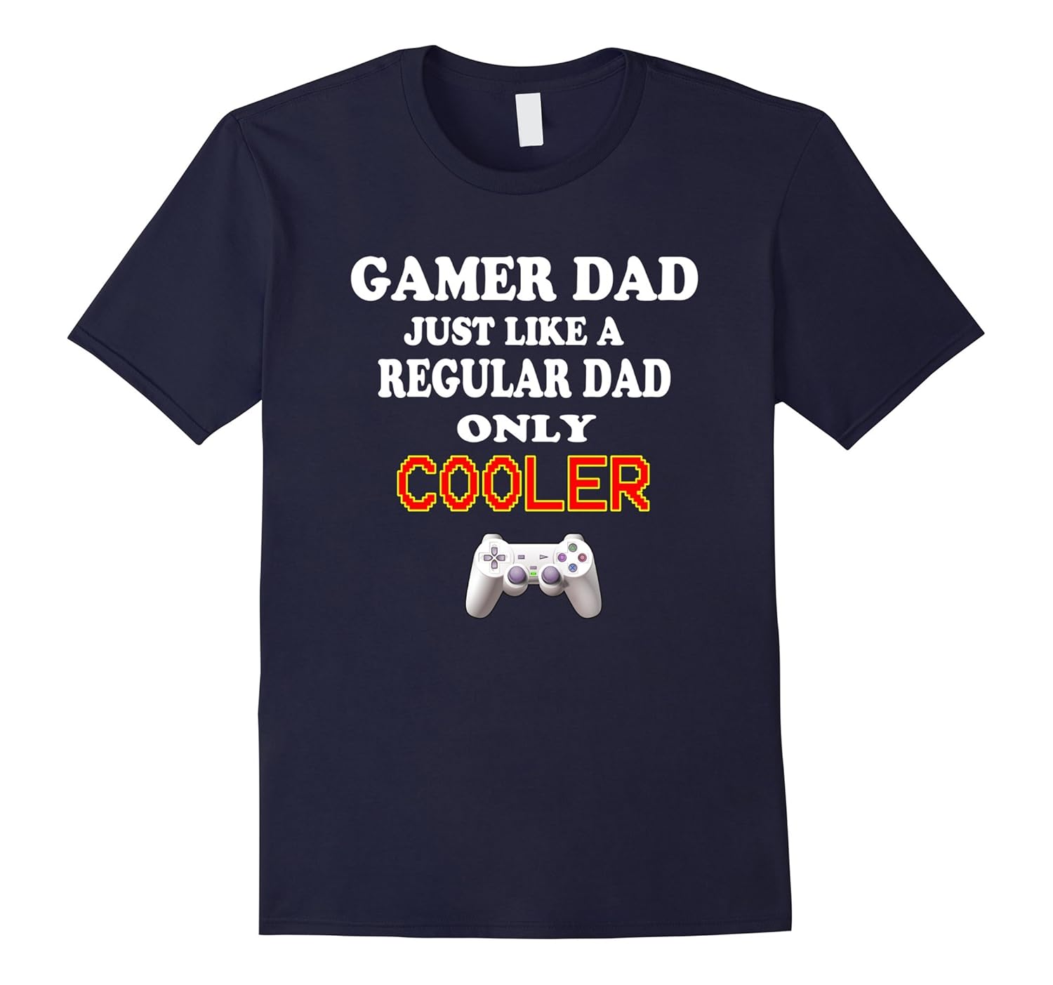 Gamer Dad Video Gaming T Shirt Gift Online Gaming Player Tee-Rose