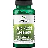 Swanson Uric Acid Cleanse - Natural Supplement Promoting Kidney Support - Features a Powerful Combination of 7 Herbs - (60 Veggie Capsules)