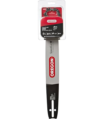 Oregon 104MLEA318 Single Rivet Guide Bar – 10 Inch, 3/8 LP Pitch, .043 Gauge For Chainsaws