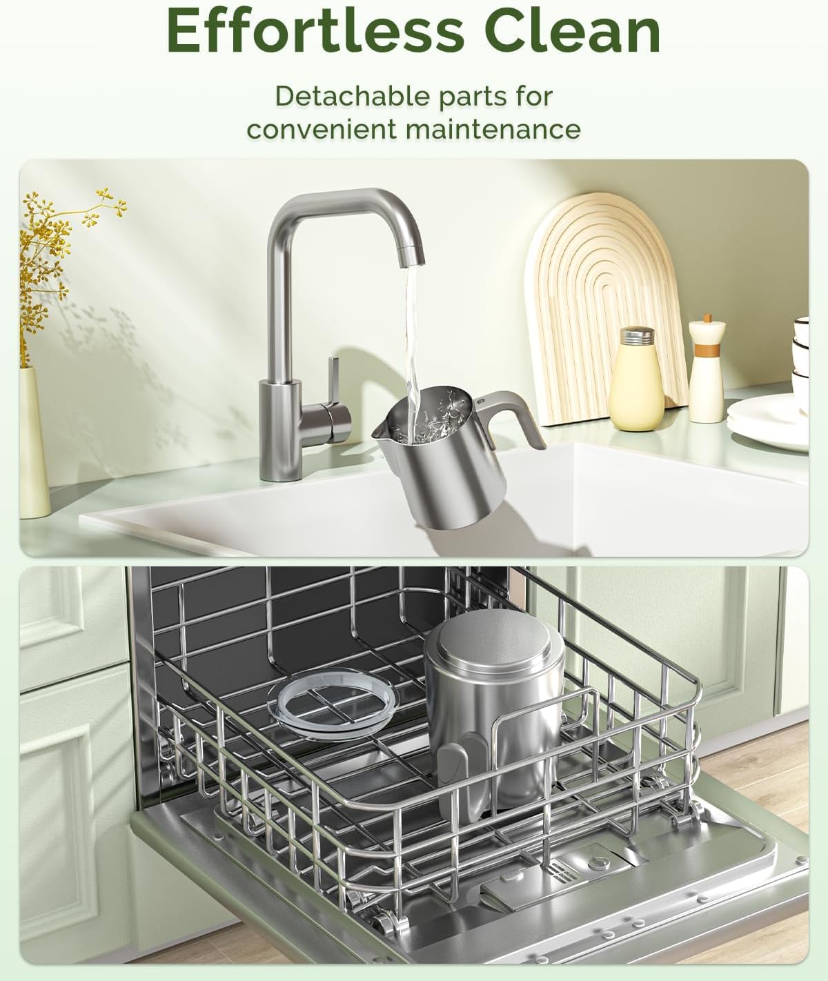 Maestri House Milchaufschäumer Elektrisch 500 ml Touch-Steuerung 8