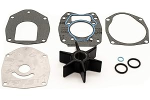 REPLACEMENTKITS.COM Water Pump Impeller Kit Compatible with Mercury Outboards Some 40-90HP 4 Strokes (Replaces 47-8M0100526)