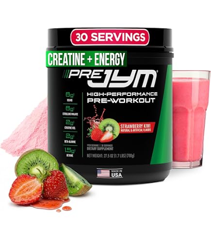 Amazon.com: JYM Pre Workout, Strawberry Kiwi - Creatine HCI