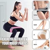 Pleasion Fabric Resistance Bands Set 3 Levels Booty Bands for Women Men view 2