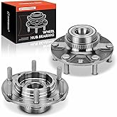 A-Premium 2 x Rear Wheel Bearing and Hub Assembly with 6-Lug Compatible with Hyundai Entourage 2007-2009 & Kia Sedona 2006-2012 2014