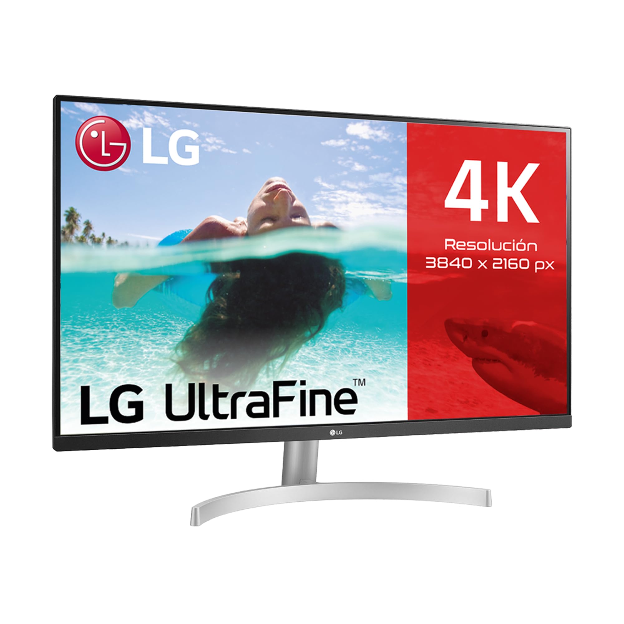 LG Electronics LG Ultrafine 32Un500P-W Ecran PC 4K 32" - Dalle Va Résolution UHD 4K (3840X2160), 4Ms 60Hz, Hdr 10, Dci-P3 90%, Amd Freesync, Inclinable, Haut-Parleurs Intégrés, Hdmi 2.0