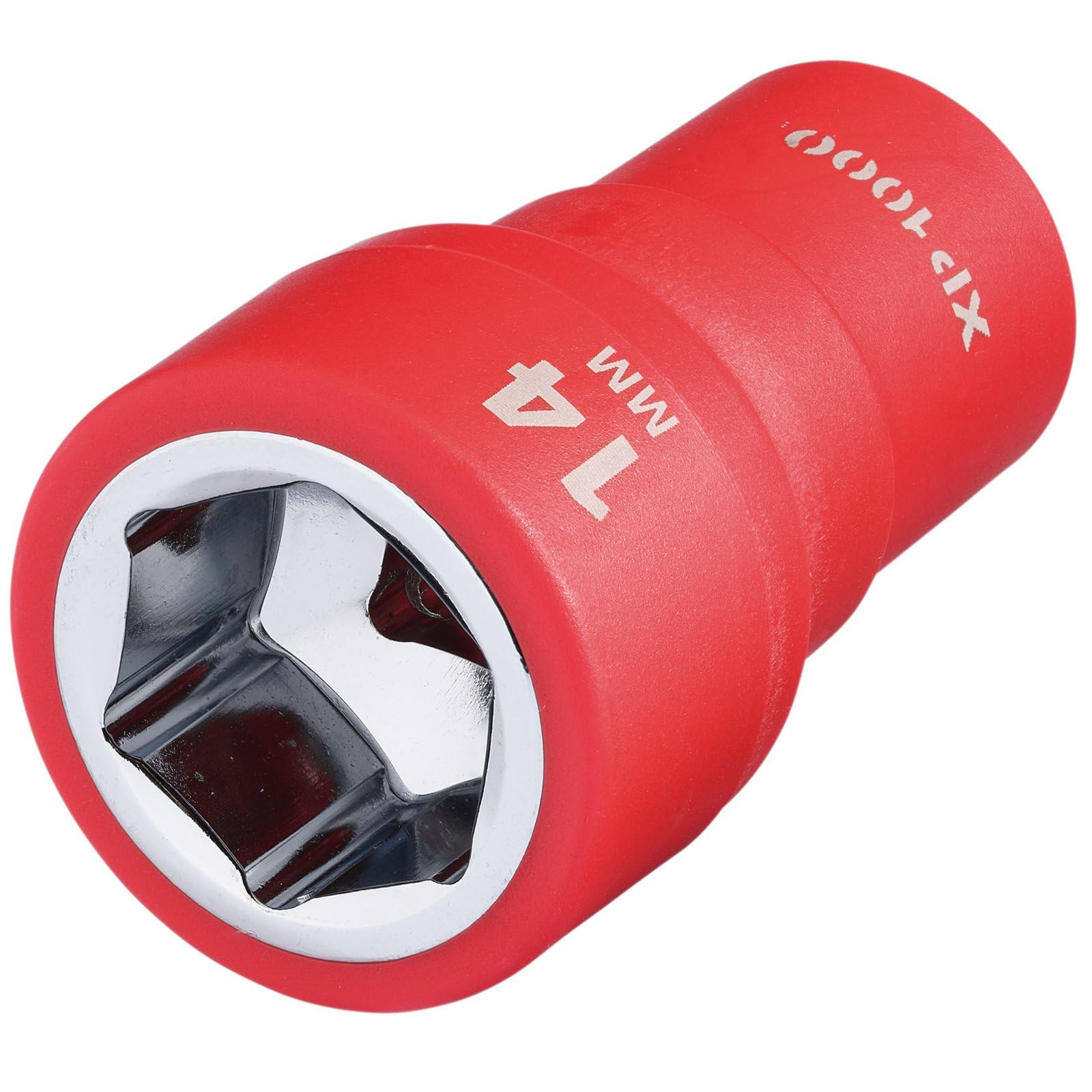 Draper XP1000 18827 VDE Socket, 1/4" Sq. Dr., 14mm