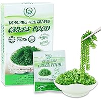 GREEN FOOD Sea Grapes - Dehydrated lato, Organic seaweed - Umibudo - Green caviar - Caulerpa lentillifera - Delicious…