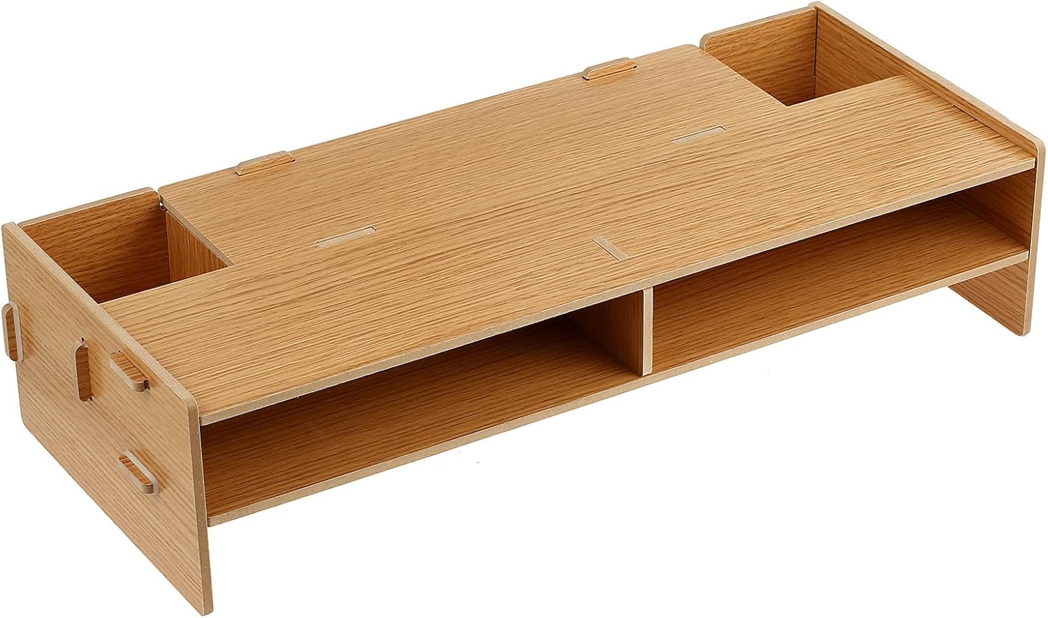 Computer Riser Shelf Desktop Monitor Screen Stand with 2 Tiers TV LVD