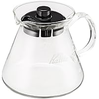 Kalita (Carita) Coffee Server I Pour Over Carafe I 500ml (17oz) I Pot Fits Kalita Drippers I Heat Resistant Glass I Made…