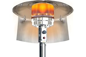 AIHMILCL Outdoor Heaters for Patio Heater Reflector Shield Heat Shield,Portable Foldable Heat Deflector Heater Shield for Outdoor Heat Lamps Propane Heaters Outdoor Patio Heater Parts Patio Accessories