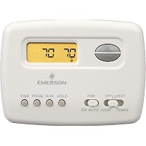 Emerson 1F79-111 Digital Non-programmable Thermostat,White - Programmable  Household Thermostats - Amazon.com