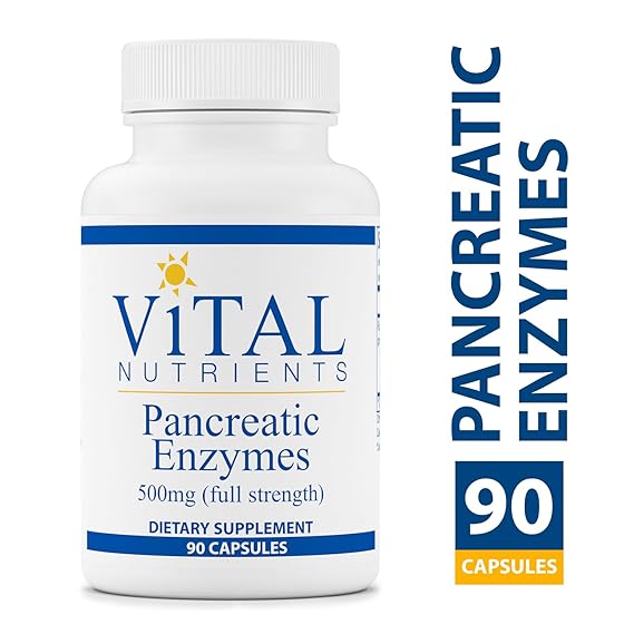 Buy Vital Nutrients Pancreatic Enzymes 500 mg Digestive Support