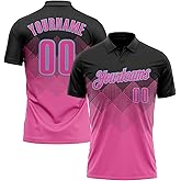 Custom Fade Polo Bowling Shirts Jerseys Men Women Youth Personalized Printed Golf Tennis T-Shirts Customize Sports Uniform