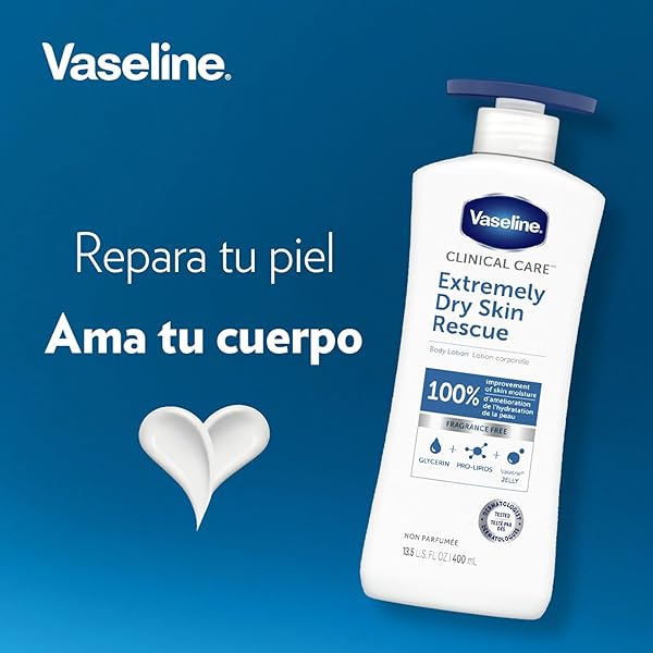 VASELINE CLINICAL CARE HAND AND BODY LOTION EXTREMELY DRY SKIN RESCUE 13.5 OZ