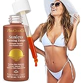 Sunless Tanning Drops to Drink | Oral Drinkable Sunless Tanning Drops for Natural Glow | Safe & Long-Lasting Enhances Natural Tan | for All Skin Types