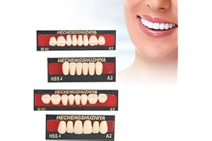 LV. LIFE Dental Synthetic Resin False Teeth, Tooth Denture, Dental Resin Denture, False Teeth Filling Denture Tooth Care Tool for Halloween Horror Prop