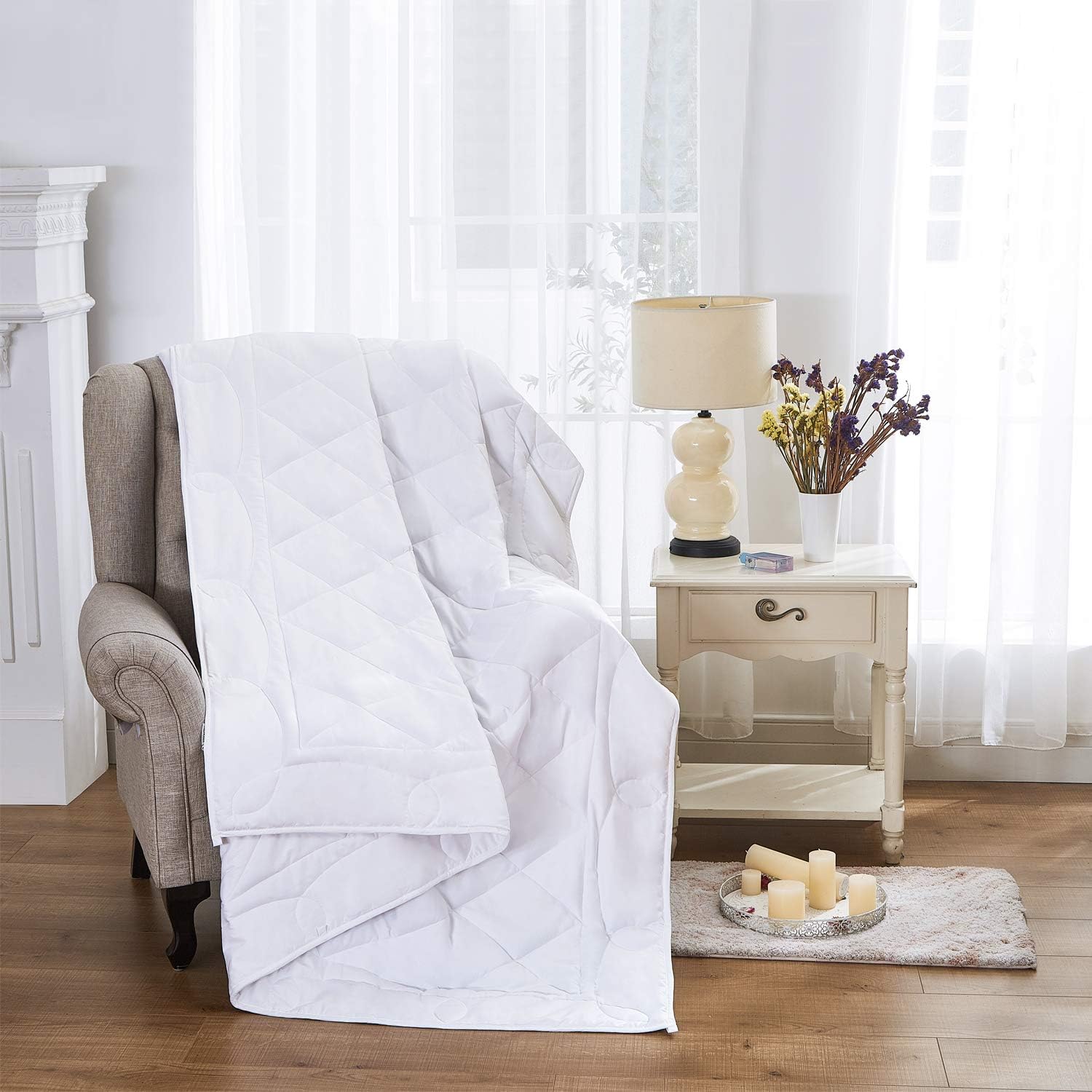 Amazon.com: JOLLYVOGUE King Size Weighted Blanket(20lbs,88x104Inches