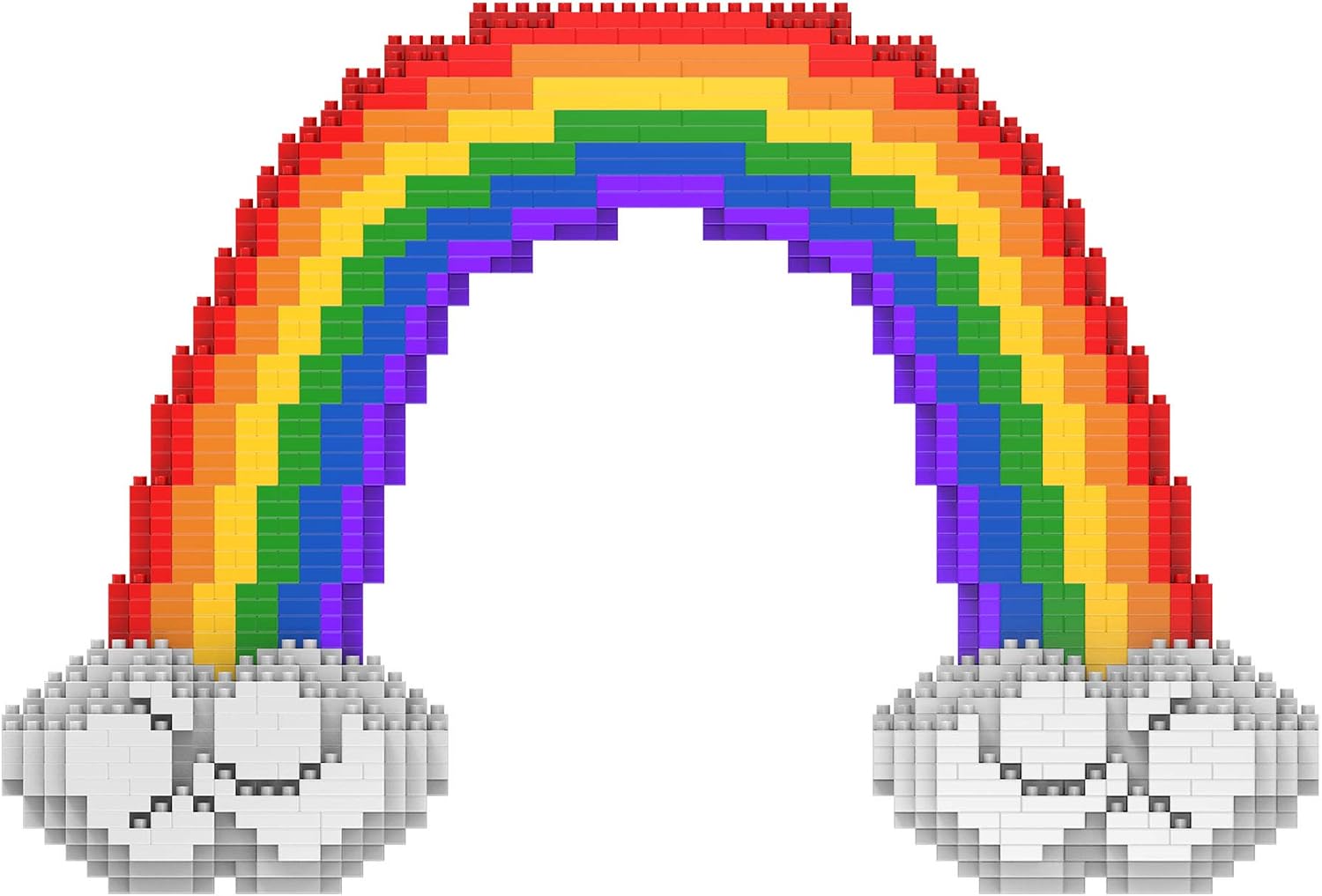 FOCO Officially Licensed Rainbow Arch BRXLZ 3D Bricks Construction Toy Model - Image 3