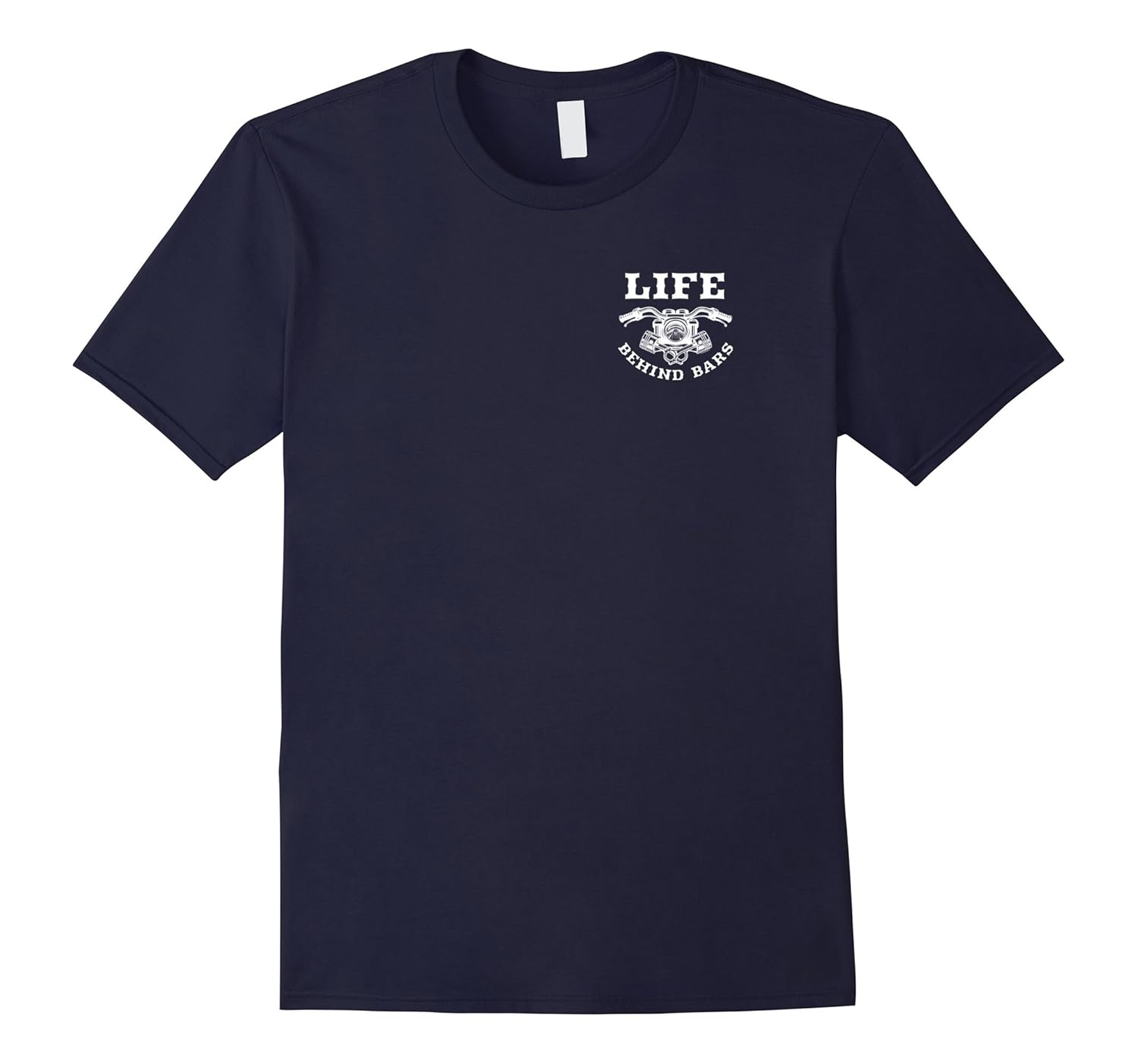 Life Behind Bars Motorcycle Biker Tshirt 2 sides-FL