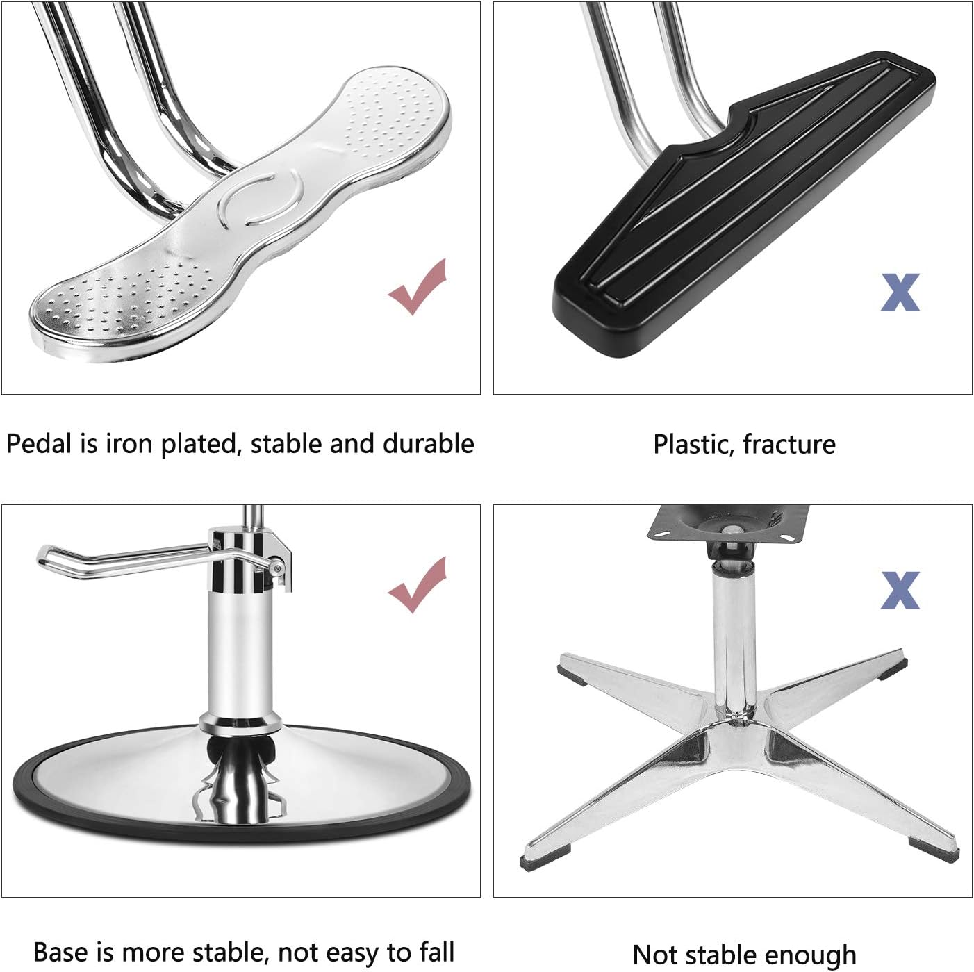 Artist Hand Barber Chair Hydraulic Barber Chair Salon Chair Tattoo Chair Salon Equipment for Hair Stylist: Kitchen & Dining