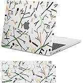 MOSISO Compatible with MacBook Air 13 inch Case 2025 2024 2023 2022 M4 A3240 M3 A3113 M2 A2681, Plastic Hard Shell & Keyboard Cover Compatible with MacBook Air 13.6 inch Case, Abstract Branches