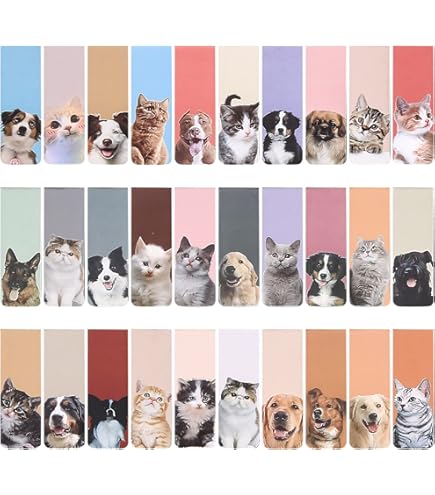 thumbnail image 2 of 30 Pieces Cute Wild Animal Bookmarks For Book Lovers... 2 of 10
