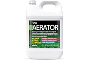COVINGTON NATURALS Covington Liquid Lawn Aerator PRO-LINE Liquid Aeration for Lawn Gallon, Soil Conditioner and Loosener for Compact Clay Soils, The Ultimate Aerating Humic Acid Lawn Revival & Soil Compaction Solution