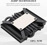 Thermalright AXP90-X36 Black Low Profile CPU Cooler 36mm Height AM4 AM5 LGA1700 view 2