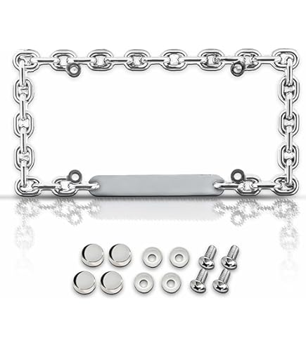 Amazon.com: Cruiser Accessories 20500 Chain License Plate Frame