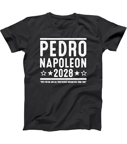 Amazon.com: Napoleon Dynamite Vote for Pedro T-Shirt-Small White