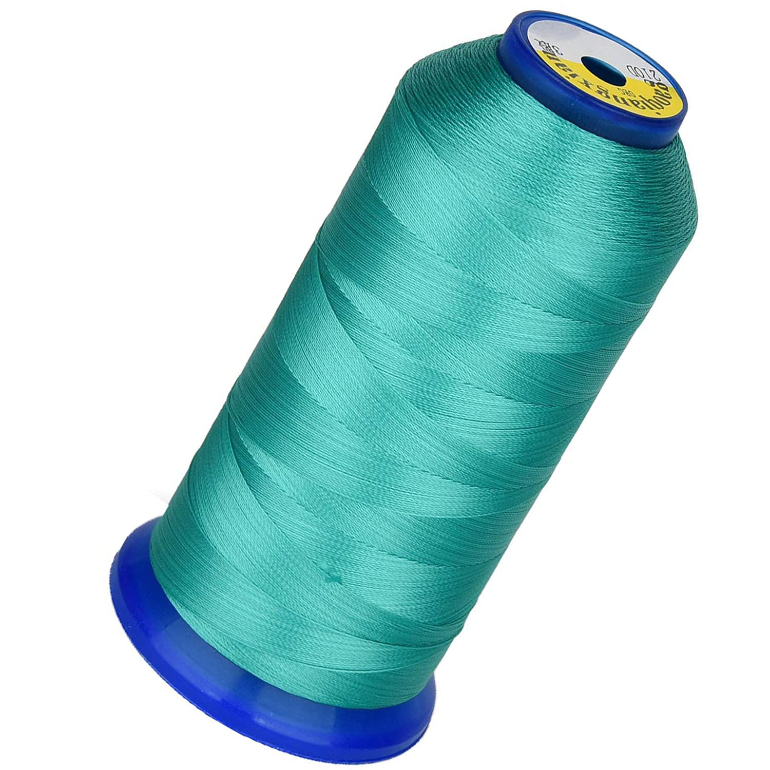 Heavy Duty Thread 1800Yards Size T70#69 210D/3 All Purpose High Strength Polyester Sewing Thread for Weaves, Upholstery, Jeans and Weaving Hair, Drapery, Beading, Purses, Leather (Aquamarine)