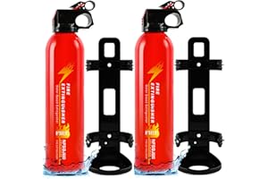 CERMUG 2Pcs Fire Extinguisher for Boat Home Fire Extinguisher Boat Fire Extinguisher with Mount Portable Car Fire Extinguisher Prevent Reignition, Water-Based Fire Extinguishers for House Truck Kitchen