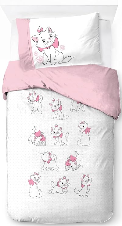 Jay Franco Disney Aristocats Duvet Cover Set 100% Cotton 2 Piece