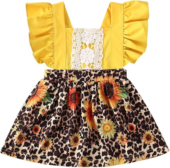 sunflower outfit for baby girl