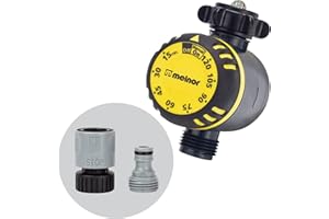 Melnor 65136AMZ Mechanical Timer, Black, Yellow