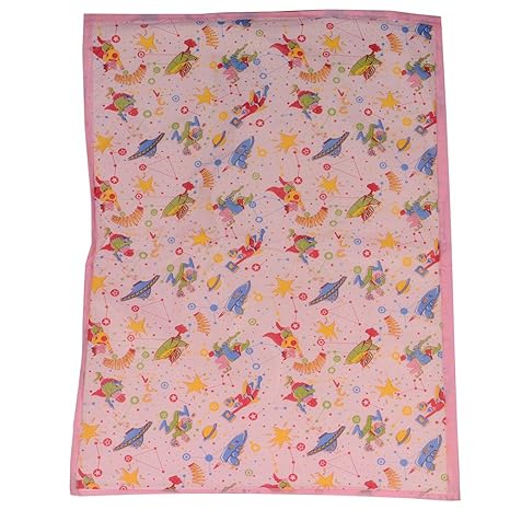 Aarushi Medium Baby Pink Spongy Plastic Changing Mat Colour May Vary
