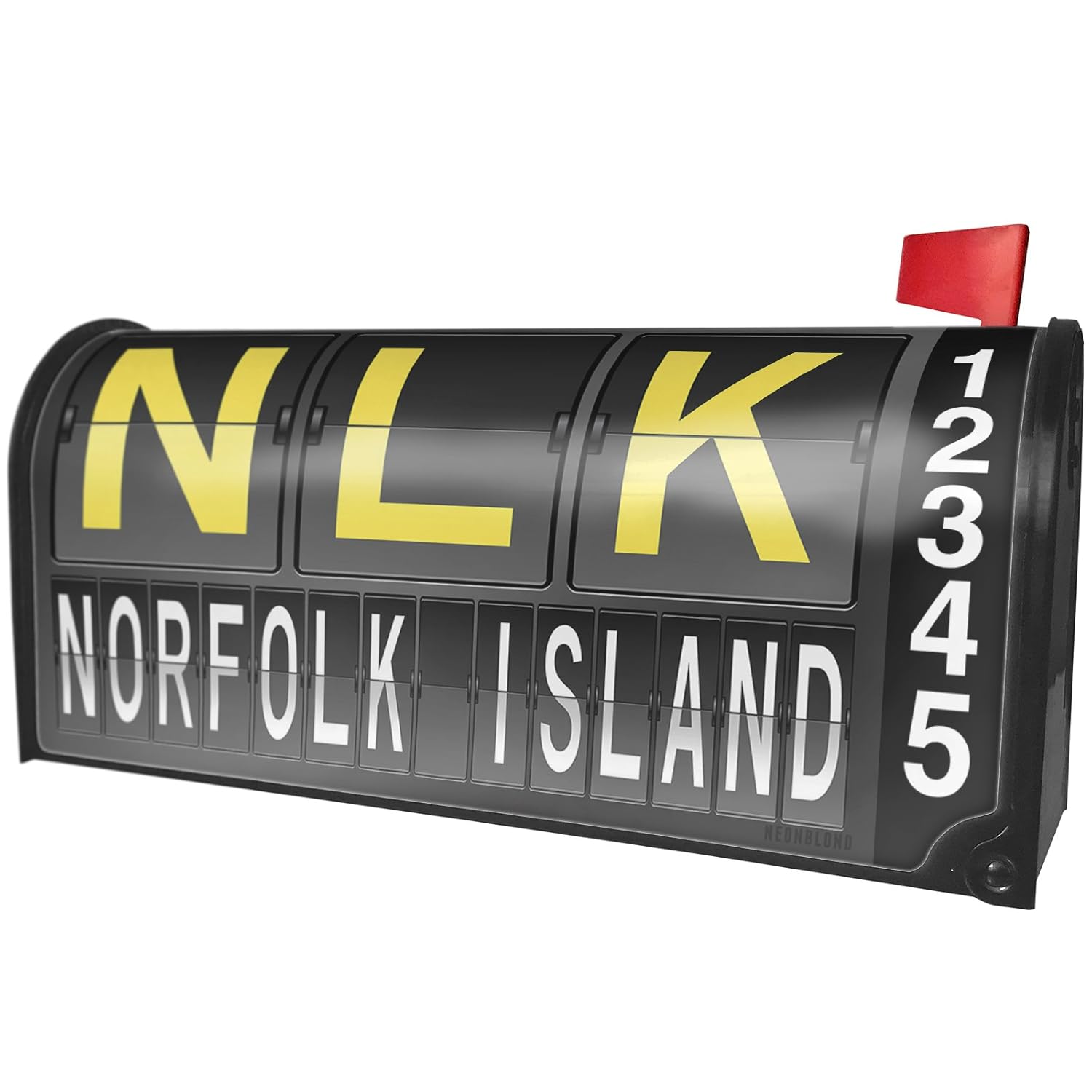 Amazon Com Neonblond Nlk Airport Code Norfolk Island Magnetic