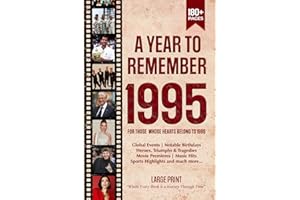 A Year To Remember 1995 History Book: A Nostalgic Tribute for the Radio Babies with Heartfelt Memories of 1995 – An Ideal Gift for Birthdays, Anniversaries, and Special Occasions