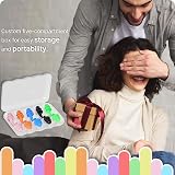 HouChanges 5 Pairs Soft Silicone Ear Plugs for Sleep Multicoloured view 6